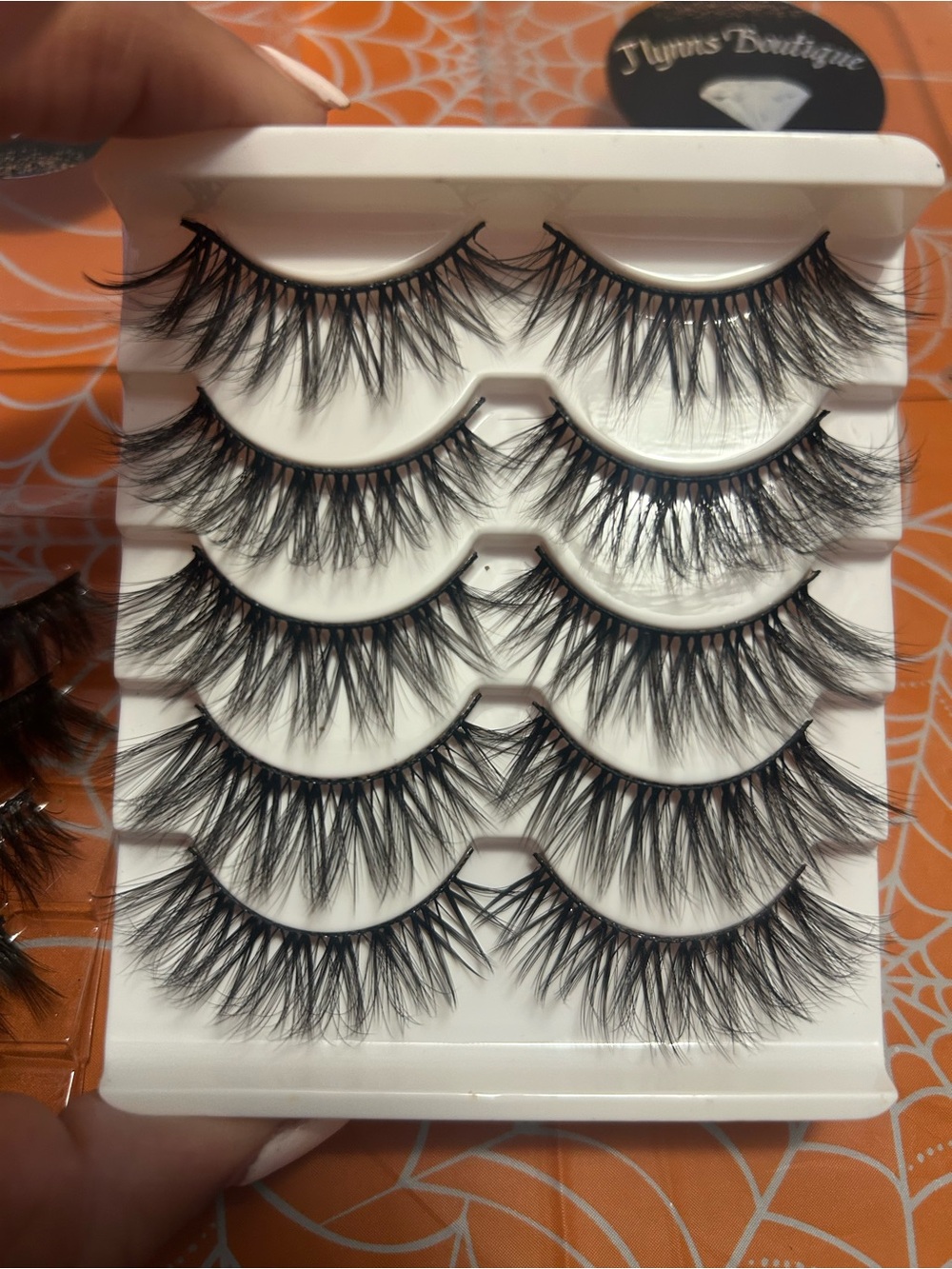 Voluminous Black 3D Mink Eyelash Set - 5 Pairs